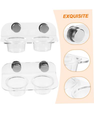 TOGEVAL 1 Set Magnetic Water Feeder Gecko Feeding Cups Reptile Feeding Cups Leaopard Tortoise Worm Acrylic - Buy Online on GoSupps.com