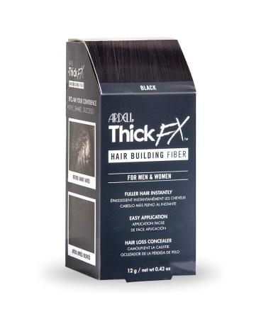 Ardell Thick FX Black Hair Building Fiber for Fuller Hair Instantly  0.42 oz