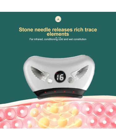 Verdant Touch Electric Gua Sha Massager - 16 Vibration Settings Hot Compress Skin Scraping Board for Enhanced Massage Experience | International Shipping - Buy Online on GoSupps.com