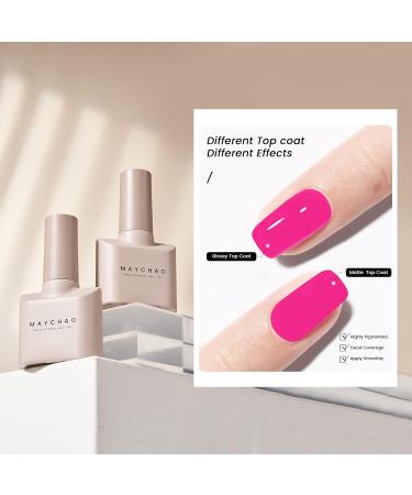 MAYCHAO Pink Gel Nail Polish 1Pc Hot Pink Gel Nail Polish 15ML Pink Gel Polish Soak Off UV LED Nail Polish Nail Art Starter Manicure Salon DIY at Home 0.5 OZ - Buy Online on GoSupps.com