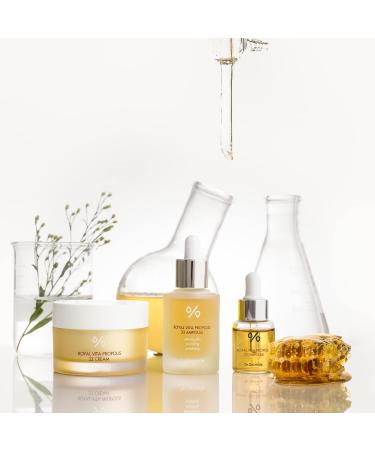 Dr.Ceuracle Royal Vita Propolis 33 Ampoule (30ml / 1.01 fl. oz.) - Ultimate Glow and Nourish Vitamin Serum for Radiant Skin Formulated with Propolis and Royal Jelly Extract 1.01 Fl Oz (Pack of 1) - Buy Online on GoSupps.com