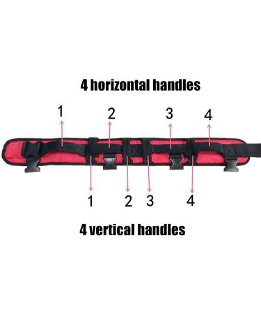 Transfer Belt with Handles & Leg Loops - Safe Aide Patient Care Walking Sling (L) | International Shipping Available - Buy Online on GoSupps.com