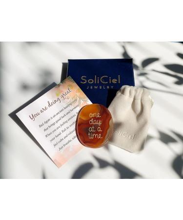 SOLICIEL Agate Stress Relief Fidget Toy - Thinking of You Gift for Women and Men - Buy Online on GoSupps.com
