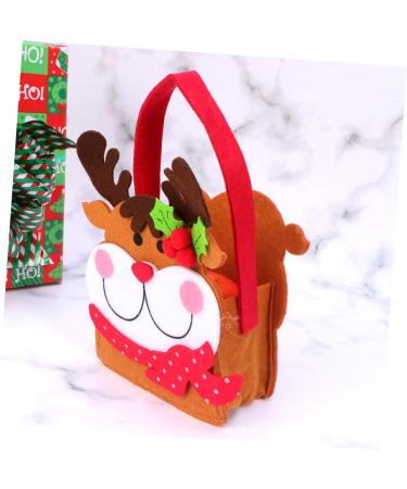 STOBAZA Ornament Handbags Xmas Party Bags Christmas Candy Handbag Decorations Winter 3D Candy Stand As Shown 12X8X15cm - Buy Online on GoSupps.com