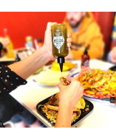 FireCandy Hot Sauce Maritime Madness 4 x 275ml Squeeze Bottles Candied Blueberry Candied Curry Candied Jalape o Candied Habanero Gluten Free Dairy Free Vegan Made in Canada - Buy Online on GoSupps.com