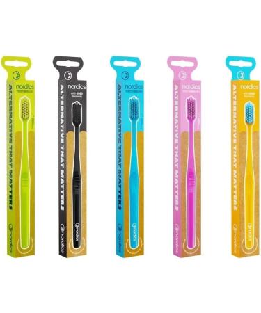 Nordic Super Soft Toothbrush Set - 2 Pieces | Gentle Cleaning & International Shipping - Buy Online on GoSupps.com