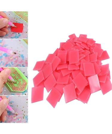 50 Pieces Diamond Painting Glue Clay Wax Square Pen Drilling Mud DIY 5D Embroidery Tool 2x2cm - Buy Online on GoSupps.com