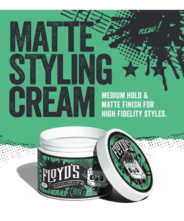 Floyd's 99 Matte Styling Cream - Medium Hold & Matte Finish | Suavecito - 4 oz - International Shipping Available - Buy Online on GoSupps.com