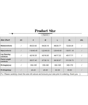 Angcoco Women's Elegant Black Chiffon Dance Training Pants - Medium Loose Fit - Buy Online on GoSupps.com