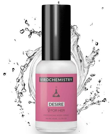 Pheromones For Women (DESIRE) Body Spray - Elegant Ultra Strength Organic Human Pheromones Fragrance Body Spray 50mL - Human Grade Pheromones to Attract Men  - Buy Online on GoSupps.com