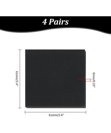 WADORN 4 Pairs Replacement Rubber Heels - Non-Slip 6mm Sole Pads for Women's Boots & Men's Leather Shoes - Durable Shoe Repair Accessories - Buy Online on GoSupps.com