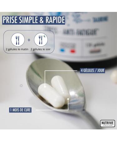 Nutrivie - Magnesium Bisglycinate 1500mg - Vitamin B6 & Taurine - Fights Fatigue & Stress -High Assimilation - 120 capsules - 1 month - Buy Online on GoSupps.com