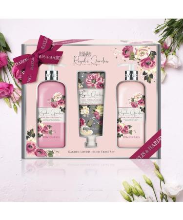 Baylis & Harding Royale Garden Rose Poppy & Vanilla Luxury Hand Treat Gift Set - Vegan Friendly Limited Edition - Buy Online on GoSupps.com