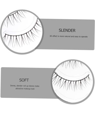Beaupretty 5 Pairs Fake eyelashes artificial eyelashes 3d false eyelashes lash extension tools halloween eyelashes lady tools Artificial Eyelash Decor soft strip s3 slim artificial fiber - Buy Online on GoSupps.com