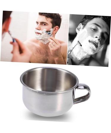 Frcolor 2-Piece Men's Shaving Set - Durable Stainless Steel Razor & Soap Bowl - Perfect for Grooming - Buy Online on GoSupps.com