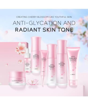 Face Care Set for Women - Complete Skincare Gift Set for Radiant Skin - Cherry Blossom Red - All Skin Types - Buy Online on GoSupps.com