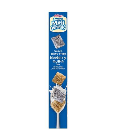 Kellogg's Frosted Mini Wheats Blueberry Muffin Cereal 14.3oz - Kids Snack - Buy Online on GoSupps.com