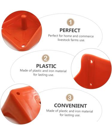 1pc Cattle and Sheep Lick Brick Box Auto Feeder Feeding Bowl Livestock Feeder Bracket Dedicated - Buy Online on GoSupps.com