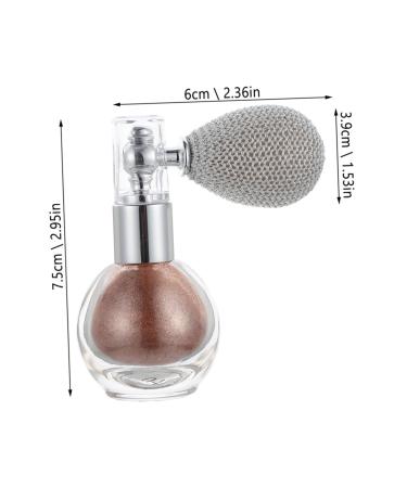 FRCOLOR 2pcs Spray Glitter High Gloss Powder - Premium Face & Body Highlighter Spray - Luster & Brightening Makeup in Glass Bottle - Buy Online on GoSupps.com