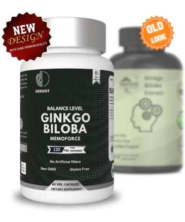 Ginkgo Biloba Leaf Extract 120mg 60 Capsules 60 Count (Pack of 1) - Buy Online on GoSupps.com