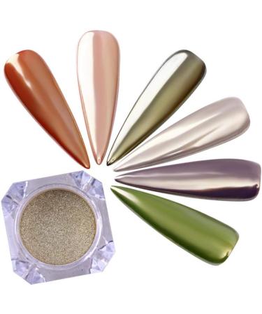 Holographic Nail Powder Holo Powder for Nails Nail Powder Rainbow Mirror Nail Powder Silver Gold Black Holo Manicure Nail Art Pigment Glitter Dust - Buy Online on GoSupps.com