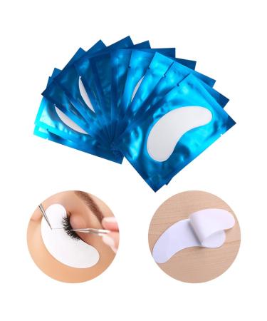 50 Pairs Lint-Free Hydrogel Eye Pads for Eyelash Extensions - Professional Blue Gel Patches - Buy Online on GoSupps.com