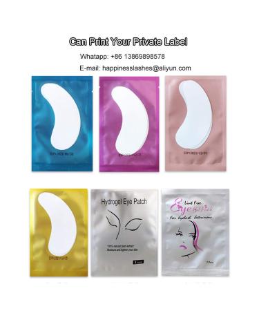 500 Pairs Lint Free Hydrogel Eye Pads for Eyelash Extensions - Professional Under Eye Gel Patches by HPNESS - Buy Online on GoSupps.com