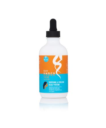 Curls Hair Under There Soothing & Cooling Scalp Potion - Use Before and After Protective Hair Styling - For Dry and Irritated Skin -All Types 4 oz