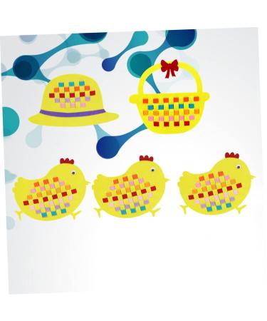 Didiseaon 5pcs Squiz Chicken Toy Set - Easter Party Favors & DIY Crafts | Non-Woven Fabric Baby Toys for Education & Puzzle Fun - Buy Online on GoSupps.com