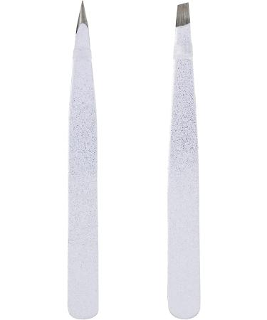 Amazon Basics Eyebrow Tweezers 2-Pack - Precision Brow Shaping Tool - Buy Online on GoSupps.com