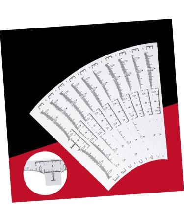 100pcs Disposable Eyebrow Ruler Professional Eyebrow Ruler Eyebrow Shaper Ruler Portable Caliper - Buy Online on GoSupps.com