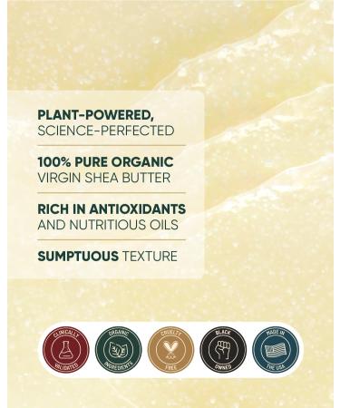 Buttah Skin Facial Shea Butter 2oz - Organic Whipped Virgin Raw Moisturizer for All Skin Tones - Hydrating & Natural - Buy Online on GoSupps.com