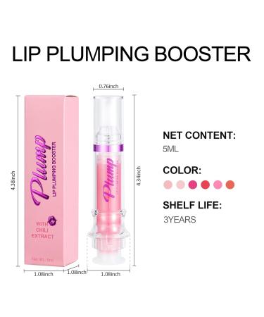 Erinde Lip Plumper Gloss Natural Spicy Lip Plumping Booster Ultra-Hydrating & Nourishing Plump Lip Plumper Glossy Finish Fuller Lip Plumping Oil for Women Girls 01# - Buy Online on GoSupps.com