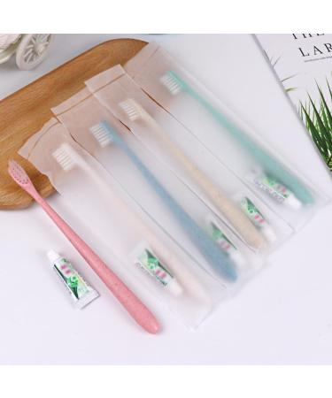 100 Pack Disposable Toothbrushes & Toothpaste Sets for Hotel, Home, Travel Individually Packaged - Buy Online on GoSupps.com