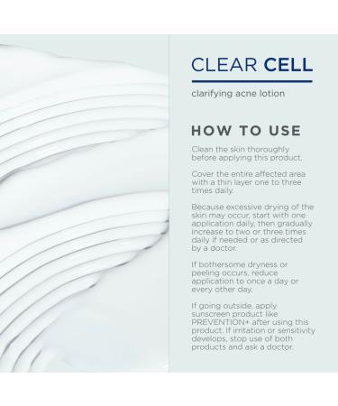 IMAGE Skincare CLEAR CELL Acne Lotion Treatment with Benzoyl Peroxide 1.7 oz - Buy Online on GoSupps.com