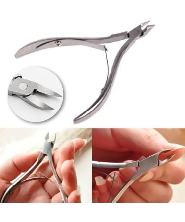 WeddHuis Professional Cuticle Nippers Cuticle Scissors Stainless Steel Cuticle Scissors Sharp Cut Fine for Removing Excess Cracked Skin on Fingers and Toes French Handle - Buy Online on GoSupps.com