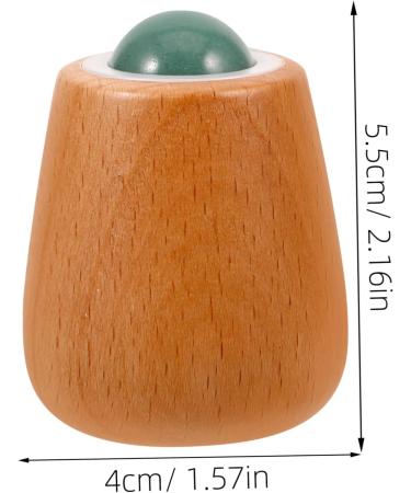 Beavorty 5-Piece Jade Roller Set - Facial Massage Gear Eye Roller Wooden Handle for Swelling Relief | International Shipping Available - Buy Online on GoSupps.com