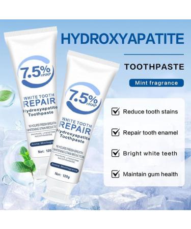 Hydroxyapatite Toothpastes for Enamel Protection and Tooth Strengthening Fluoride-Free with Gentle Mint Fresh Breath Reduce Tooth Sensitivity Daily Use for Oral Care - Buy Online on GoSupps.com