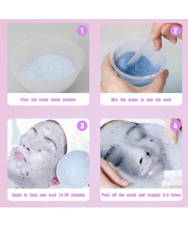 Rose Lavender Jelly Masks for Facials - Professional Skin Care Bulk Hydrogel Powder (650g - Buy Online on GoSupps.com