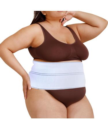 Broken Rib Brace Cracked Abdominal Binder Back Belt Chest Compression Wrap Support Costochondritis for Bruised Fractured or Dislocated Ribs Plus Size