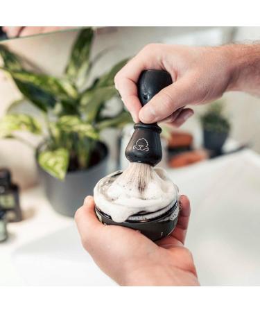 Blackbeards Shaving Brush with Grip - 21mm Synthetic Knot 90mm Length Lightweight (50g) | Perfect for Shaving Foam & Cream - International Shipping Available - Buy Online on GoSupps.com