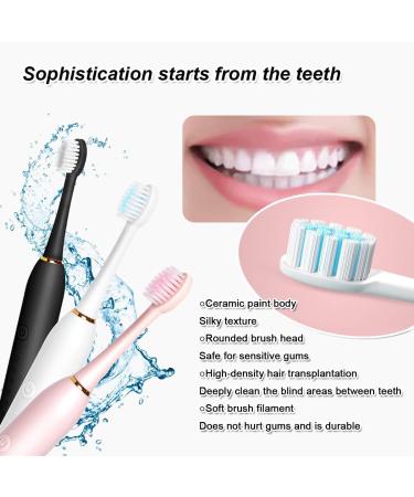 KratOz Electric Toothbrush - 8 Brush Heads Smart Timer IPX7 Waterproof Soft Bristles 6 Cleaning Modes 60 Days Battery Life Travel & Home Use (White - Buy Online on GoSupps.com