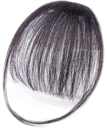 Clip On Bangs Bangs Hair Clip in Bangs Hair Extensions Dark Brown Wispy Bangs Clip on Air Bangs for Women Fringe with Temples Hairpieces Curved Bangs for Daily Wear - Buy Online on GoSupps.com