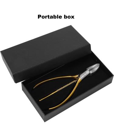 Cuticle Trimmer Toe Nail Clipper Pedicure Manicure Nail Tools Stainless Steel Material for Trim Nail Groove and Ingrown Nails (Gold) - Buy Online on GoSupps.com