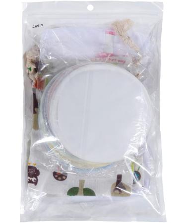 Lictin 12pcs Organic Bamboo Nursing Pads Set - Washable, Reusable & Absorbent - Buy Online on GoSupps.com