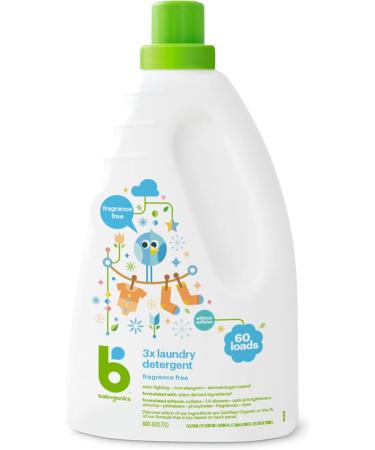 Babyganics Fragrance-Free Baby Laundry Detergent and Dish Soap Bundle Laundry Detergent + Soap - Buy Online on GoSupps.com