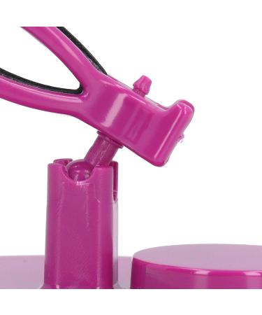 Sonew Anti Spill Nail Polish Bottle Holder Handsfree Adjustable Angle Nail Polish Bottle Clamp Nail Art Tool for Home Salon (Purple) - Buy Online on GoSupps.com