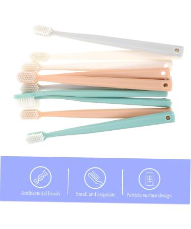 Ipetboom Soft Travel Toothbrush - Ergonomic Toothbrush for Adults | 10 Pack Travel-Friendly Oral Care Accessories - Buy Online on GoSupps.com
