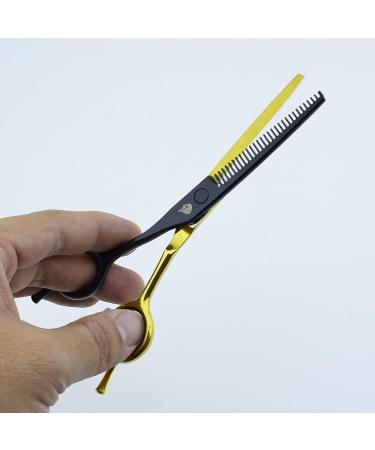 6.0 inch Left Hand Hair Scissors Kit Lefty Barber Accessories for Left Handed Hairdresser Hair Cutting Thinning Scissors Set Professional Lefty Hairdressing Shears - Buy Online on GoSupps.com