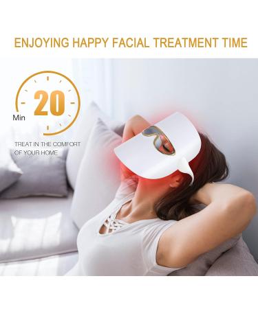 Blue Light Therapy Mask for Acne | At-Home Treatment | Lightweight & Effective - Buy Online on GoSupps.com